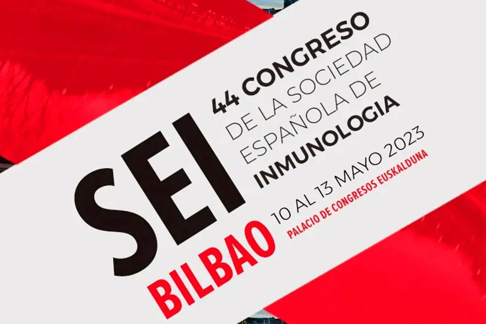 Cartel del 44 Congreso de la Sociedad Española de Inmunología celebrado en Bilbao