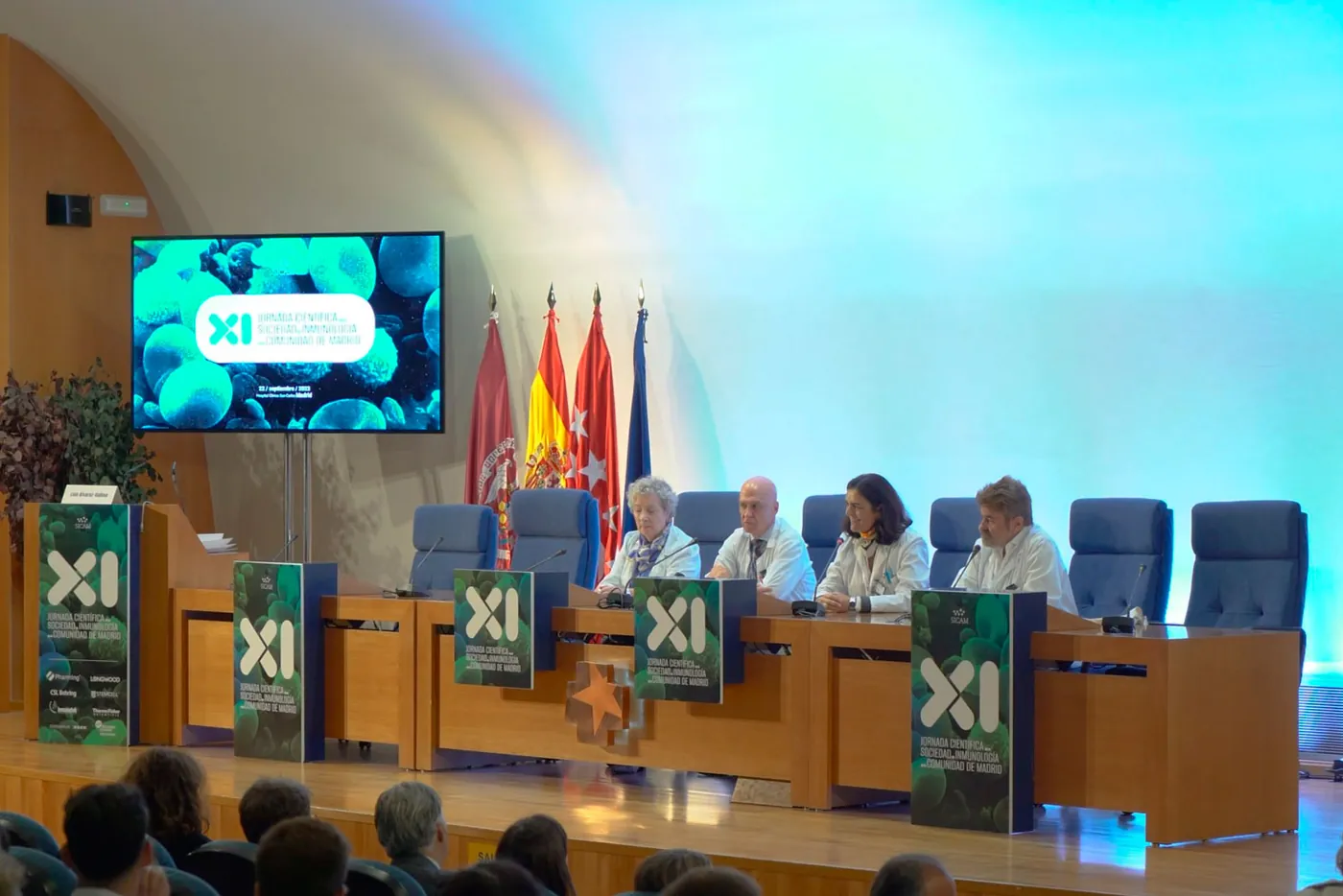 Salón de actos durante la XI Jornada Científica de la SICAM